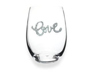 Love Stemless Wine Glass