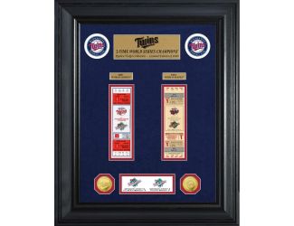 Minnesota Twins World Series Deluxe Gold Coin & Ticket Collection