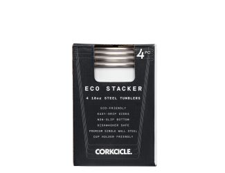 18oz Eco Stacker 4-pack - Gloss White