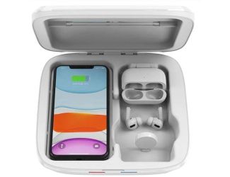 First Health Multi Device UV Sanitizer with Wireless charging for phone