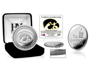 University of Iowa Hawkeyes Silver Mint Coin