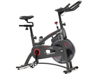 Premium Magnetic Resistance Smart Indoor Cycling Bike w/ Quiet Belt Drive