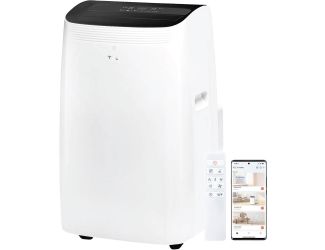 TCL 10000 BTU Q-Series Dual Hose Portable Inverter AC with Heater, 450 Sq.Ft., Works with Smart Home