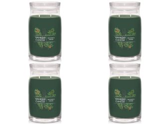 Signature Large Jar Candle - Balsam & Cedar (set of 4)