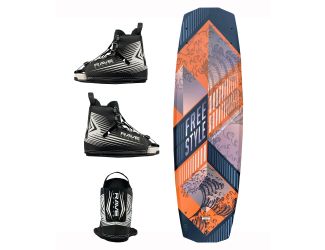 RAVE Sports - Freestyle Wakeboard, Orange w/Bindings Package