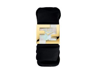 Fendi Fendimania Baguette Black Nylon Timepiece Watch