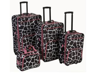 Fashion, 4 pc. Set - Pink Giraffe