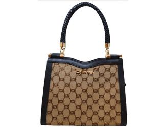 Agathe Jacquard Crysal Satchel Size 11" x 8" x 4"