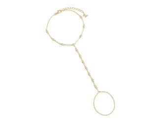 Colored CZ Station Hand Chain Size 7.25"