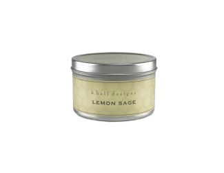 Lemon Sage Large Tin Candle