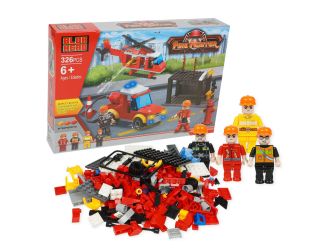326 Pc. Fire Fighter Action Building Block Set