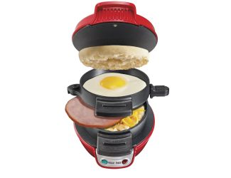 Breakfast Sandwich Maker Red