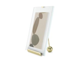 Flute Picture Frame 5X7 Brass