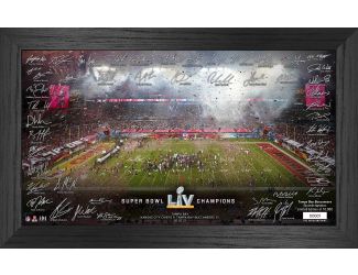 Tampa Bay Buccaneers Super Bowl 55 Champions Signature Celebration Frame