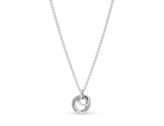 Family Always Encircled Pendant Necklace Size 23.6"