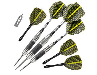 Viper The Freak Steel Tip Darts Knurled and Grooved Barrel 22 Grams