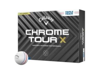 Callaway Chrome Tour X Triple Track White 2024 Golf Balls - 1 Dozen