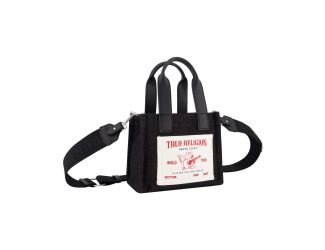 Mini Black Denim Tote Size 8"x7"x4"