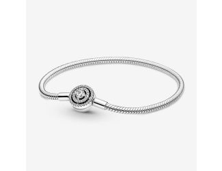 Moments Halo Snake Chain Bracelet Size 7.5"
