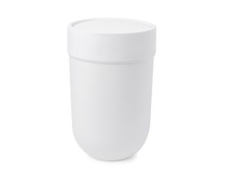 Touch Waste Can w Lid Grey