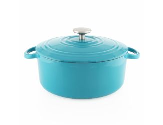 5 qt Round Cast Iron Dutch Oven Marigold