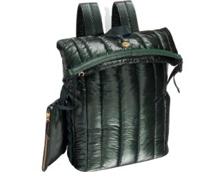 Metallic Quilted Backpack Size 18"