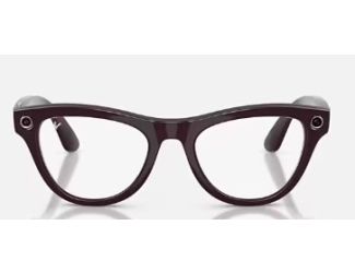 Ray-Ban Meta Skyler Transitions AI Glasses-Amethyst Transitions