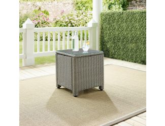 Bradenton Outdoor Wicker Rectangular Side Table