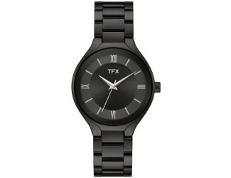 Men's TFX Black Ion-Plated Stainless Steel Watch Black Dial