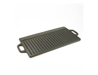 20" Pre-Seasoned Cast Iron 2 Burner Grill/Griddle
