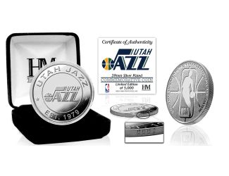 Utah Jazz Silver Mint Coin