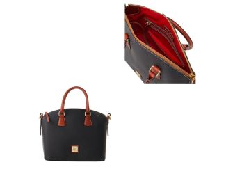 Pebble Grain Domed Satchel