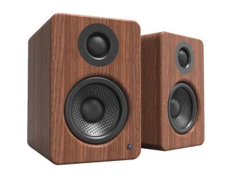 YU2 Desktop Speakers: Walnut