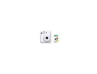 Instax Mini 12 Instant Camera with 20 Pack Film, Clay White Kit