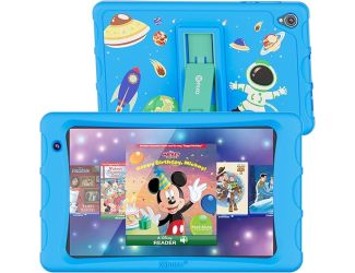 K80 8-Inch Kids Educational Tablet - 3GB + 32GB-Blue
