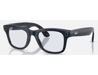 Ray-Ban Meta Wayfarer Transitions AI Glasses-Sapphire Transitions