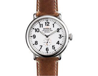 The Runwell Leather Strap Watch - 47mm, Tan