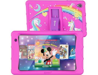 K80 8-Inch Kids Educational Tablet - 3GB + 32GB-Pink