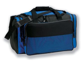 20" Nylon/Neoprene Duffel Bag - Royal/Black