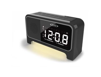 Digital Dual Alarm Soothing Sounds Clock Radio with Night Light