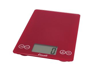 Escali - Arti Glass Digital Scale, Rio Red