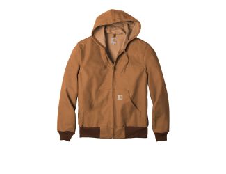Mens Thermal Lined Duck Active Jacket-Brown-2X
