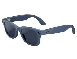 Ray-Ban Meta Wayfarer Large Transitions AI Glasses-Sapphire Transitions