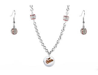 Baseball Set Orioles Necklace Exclusive