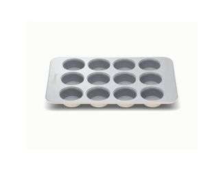 12 Cup Nonstick Ceramic Muffin Pan Cream