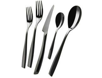 Riviera Black 5 Piece Place Setting