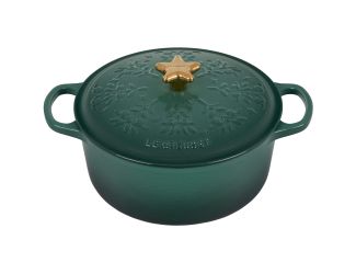 Noel Collection 4.5qt Signature Cast Iron Round Dutch Oven Artichaut