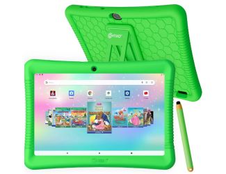 Contixo Kids Learning Tablet 10-inch IPS HD Display, WiFi, Android 11, 2GB RAM 32GB ROM, with Educator-Green