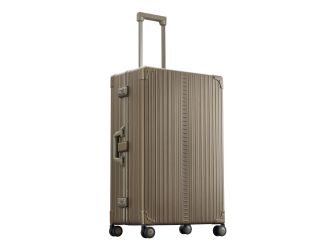 Aleon 30" Macro Traveler Aluminum Hardside Checked Luggage (Champagne) Brown
