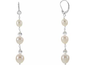 SS FW Pearl & Crystal Earrings